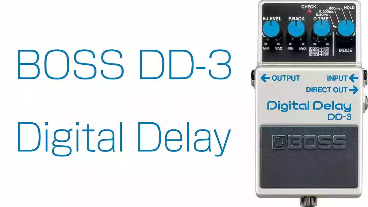 ギター初心者にもおすすめデジタルディレイ・コンパクトエフェクター BOSS DD-3