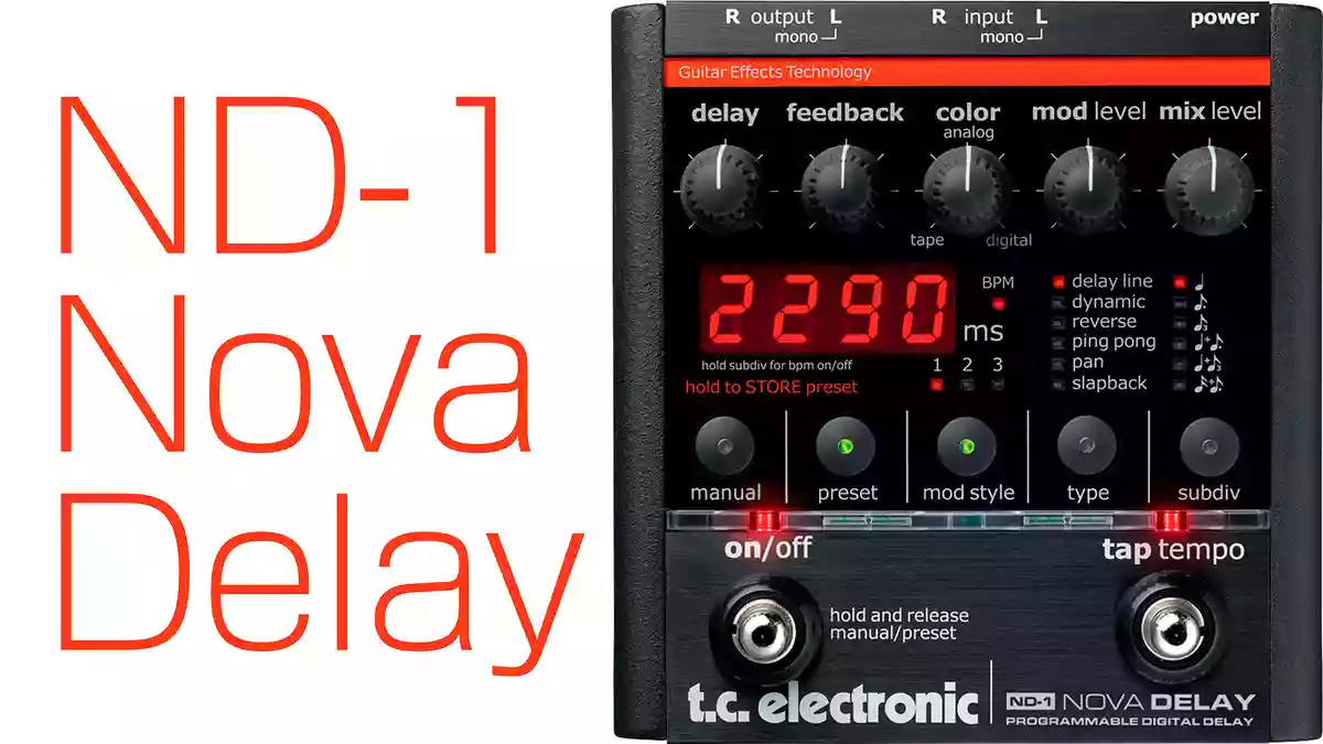 極上の空間系エフェクター。ギター用のおすすめデジタルディレイ Nova Delay