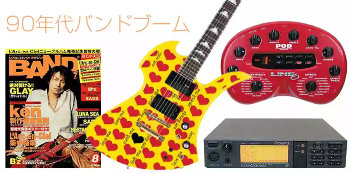 90年代バンドブーム懐かしのアイテム