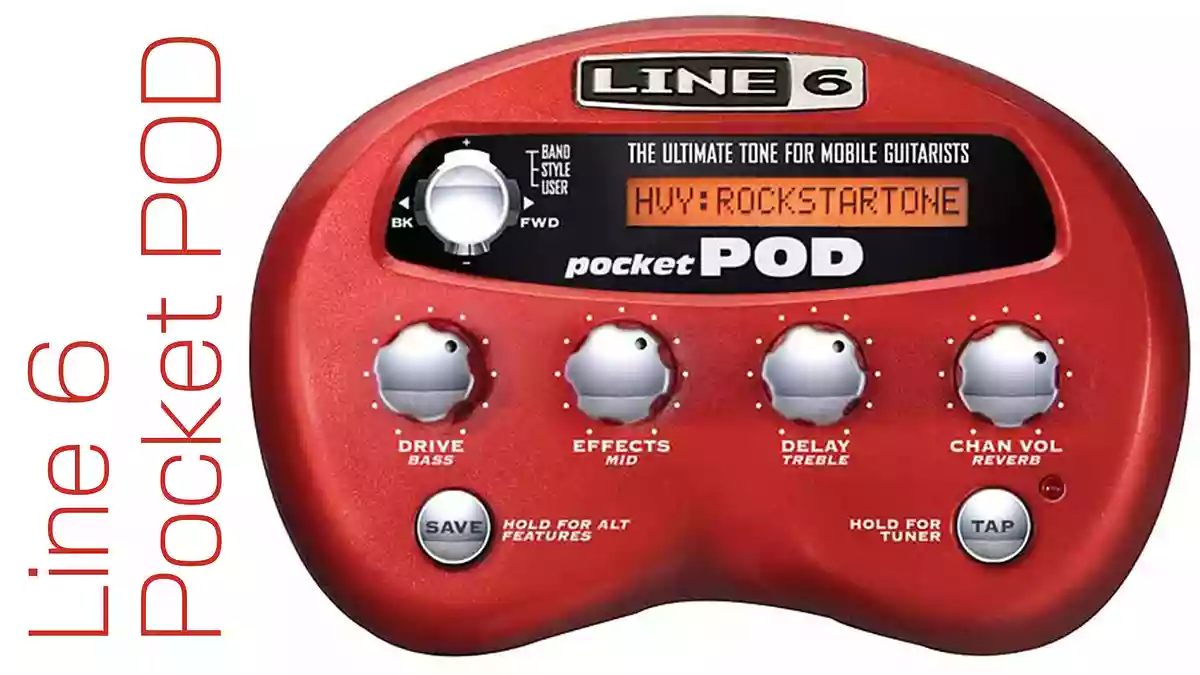 ギター初心者にもおすすめの軽量コンパクトなアンプシミュレーター／マルチエフェクター Pocket POD