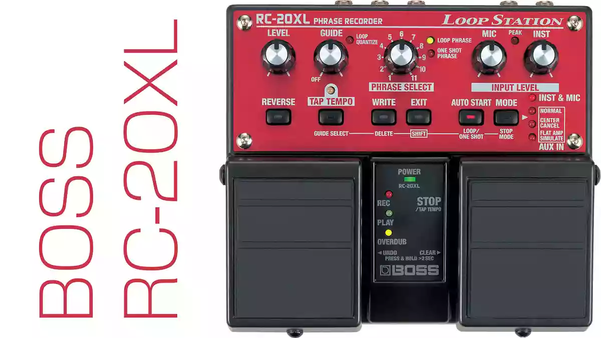 最大16分のレコーディングが可能。ギター用ルーパー・コンパクトエフェクター BOSS RC-20XL