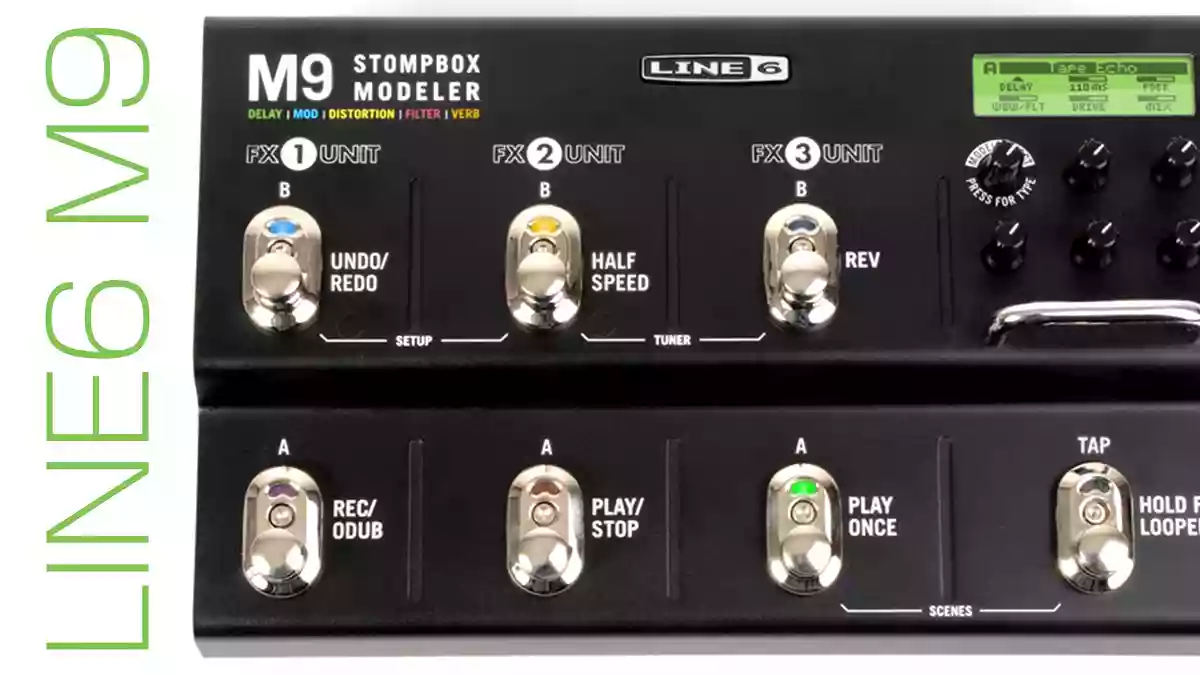 まるでコンパクトエフェクターの操作感。ギター初心者にもおすすめのマルチエフェクター LINE6 M9