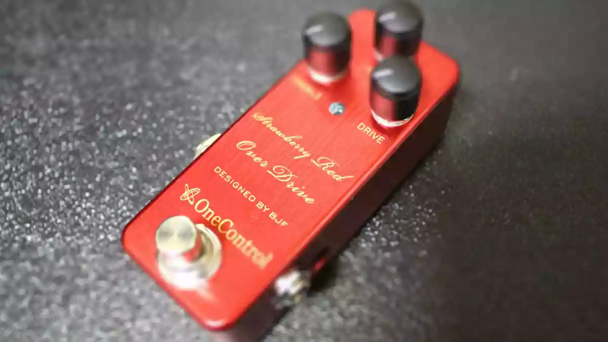 コンパクトだけど多彩な歪みエフェクター ONE CONTROL（ワンコントロール）Strawberry Red Over Drive