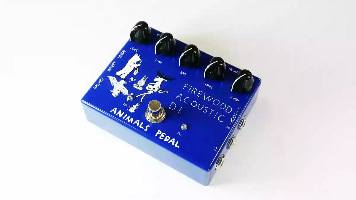 使える機能をシンプルに！エレアコ用プリアンプペダル ANIMALS PEDAL FIREWOOD ACOUSTIC D.I. 発売！