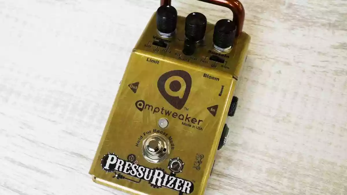 ギター、ベースで使える！アンプトゥイーカー新作コンプレッサー！AMPTWEAKER PRESSURIZER