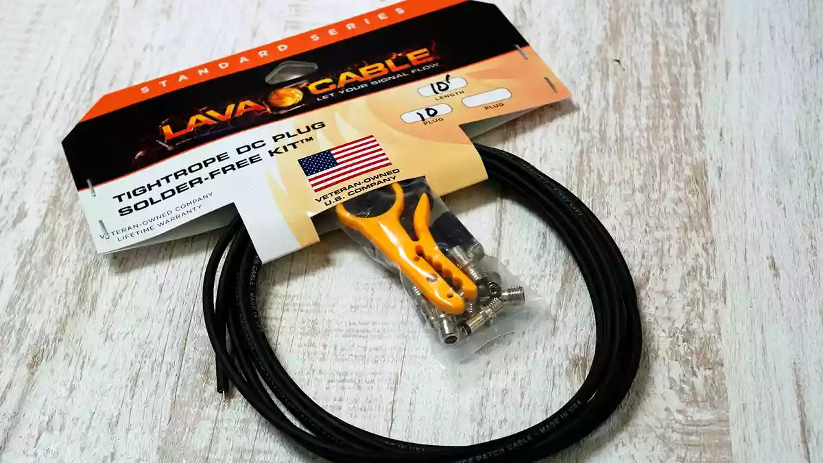DCケーブルも自由な長さでつくってみよう！LAVA CABLE TIGHTROPE DC PLUG SOLDER-FREE KIT！