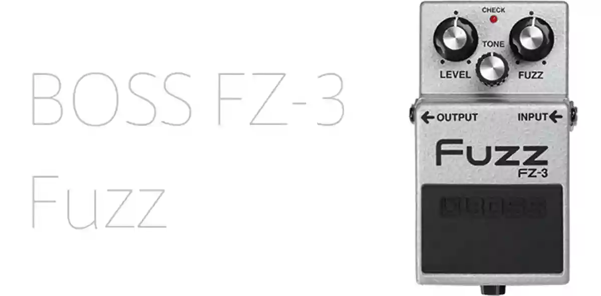名機ファズ。歪み系の元祖ジミヘン・サウンド。おすすめのギターコンパクトエフェクター BOSS FZ-3