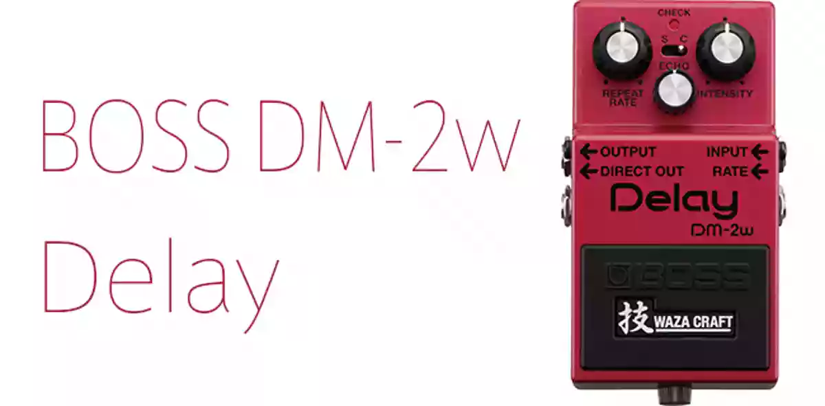 究極のギター用アナログディレイ。おすすめコンパクトエフェクター BOSS DM-2W