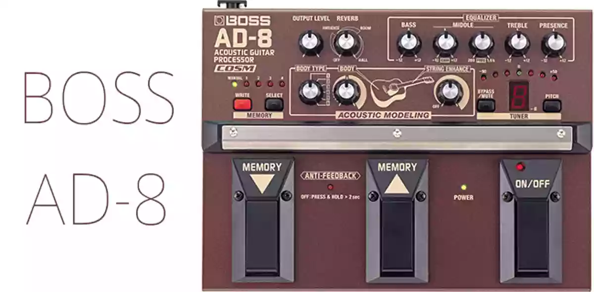 アコースティックギター初心者にもおすすめ。アコギ用プリアンプ・エフェクター BOSS AD-8