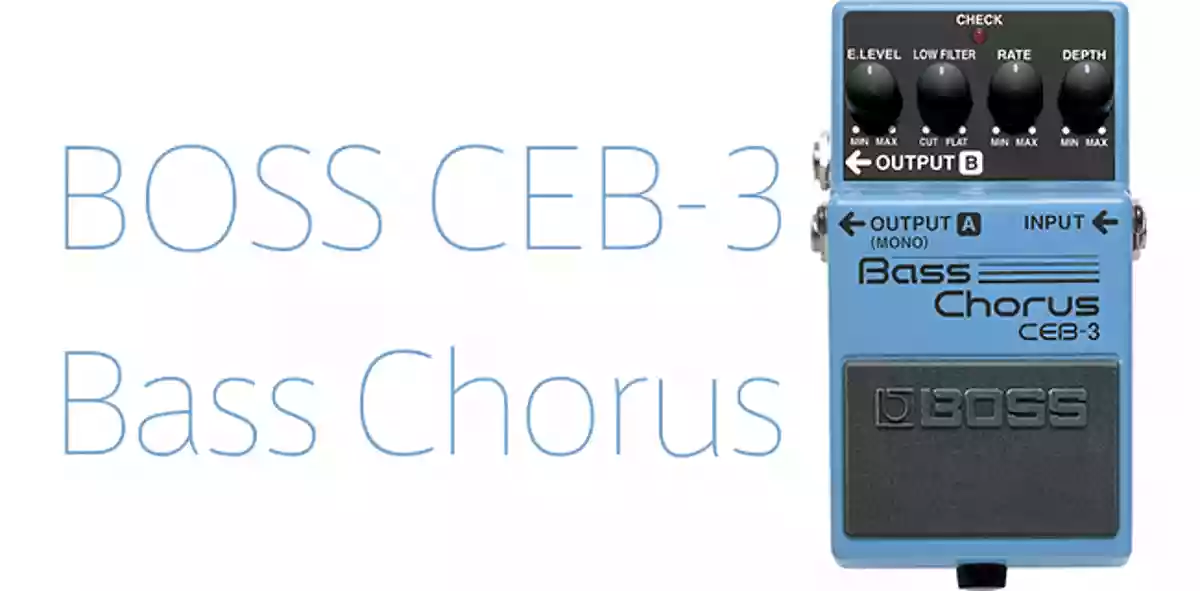 音に厚みと奥行きを。初心者にもおすすめのベース専用コーラス・コンパクトエフェクター BOSS CEB-3