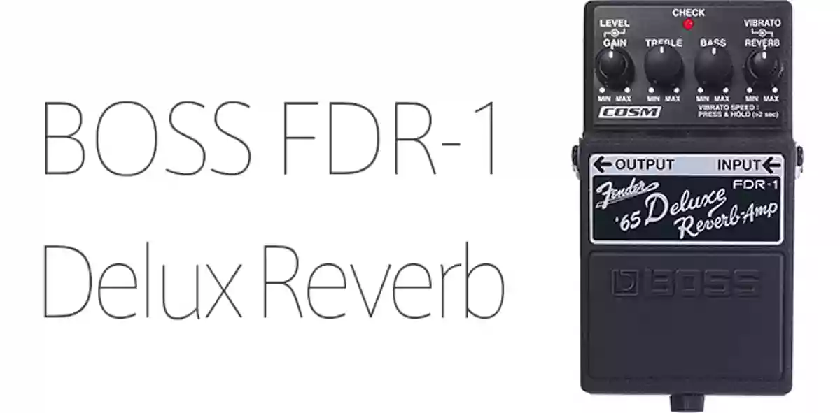 Fender '65 Deluxe Reverbをシミュレートしたギター用リバーブ・コンパクトエフェクター BOSS FDR-1