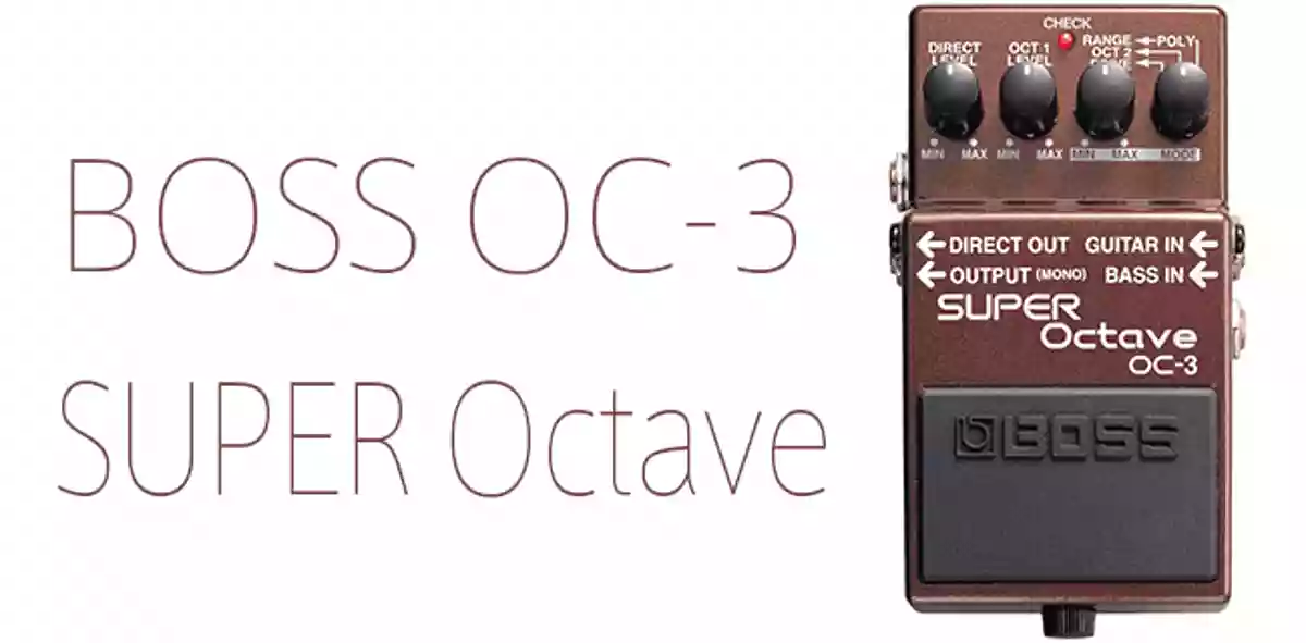 和音可能なオクターバー。おすすめギター・ベース用コンパクトエフェクター BOSS OC-3