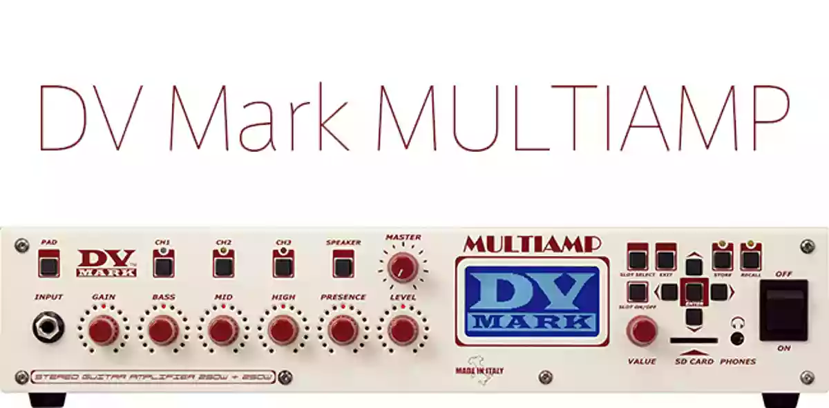 真空管ギターアンプを忠実にシミュレート。小型・軽量なおすすめアンプ・ヘッド DV Mark MULTIAMP