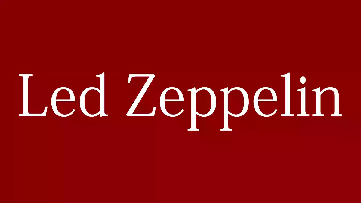 レッド・ツェッペリン（Led Zeppelin）の名曲・人気曲