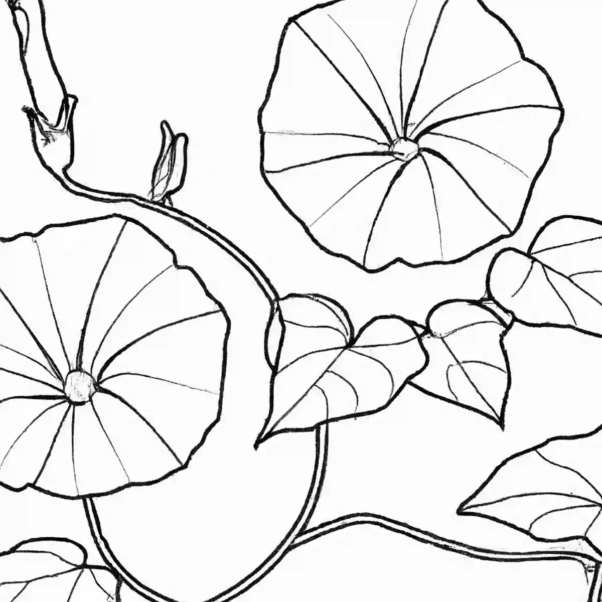 【高齢者向け】季節を感じる！「朝顔の塗り絵」