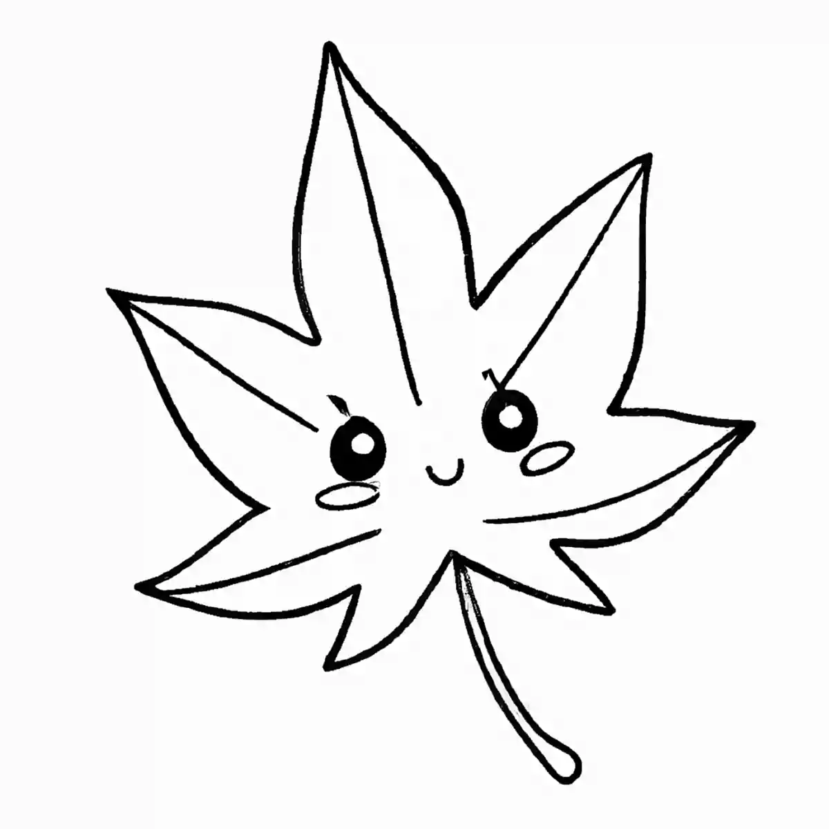 もみじの塗り絵が無料。秋に使える紅葉の塗り絵