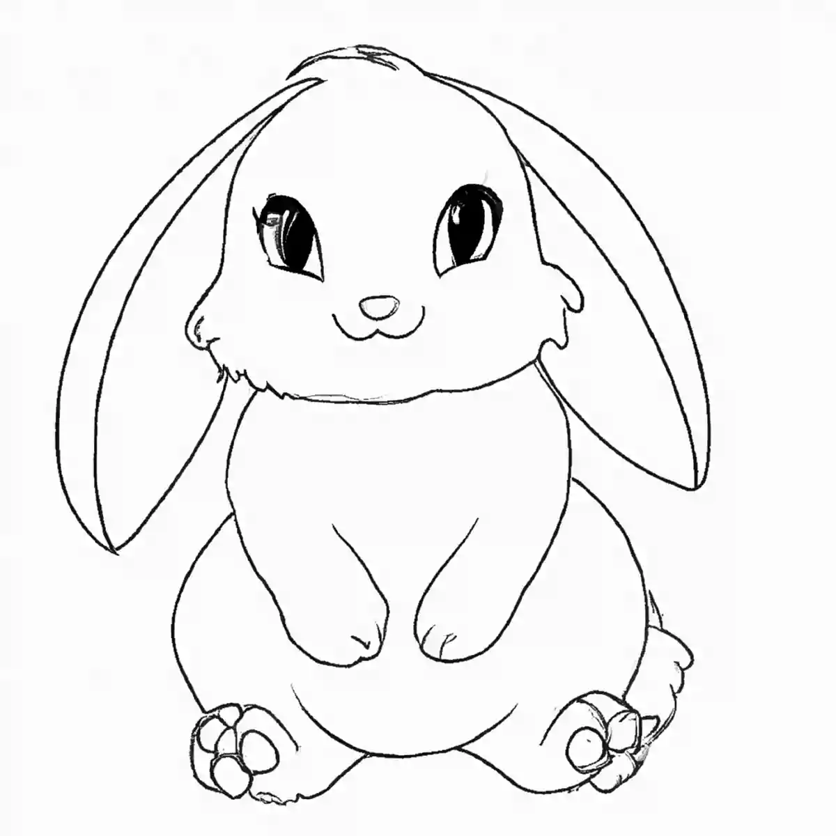 【ぬりえ】うさぎの塗り絵が無料!保育園や幼稚園で使えるイラスト