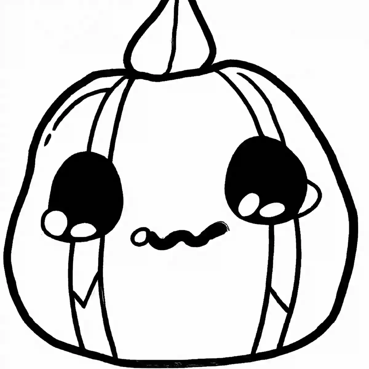 【ぬりえ】おばけの塗り絵、保育園や幼稚園のハロウィン向け