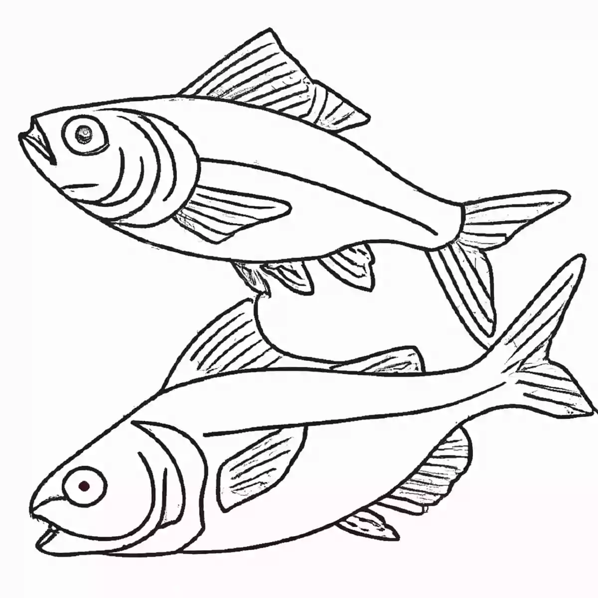 【高齢者向け】塗りやすくて楽しい！魚の塗り絵集