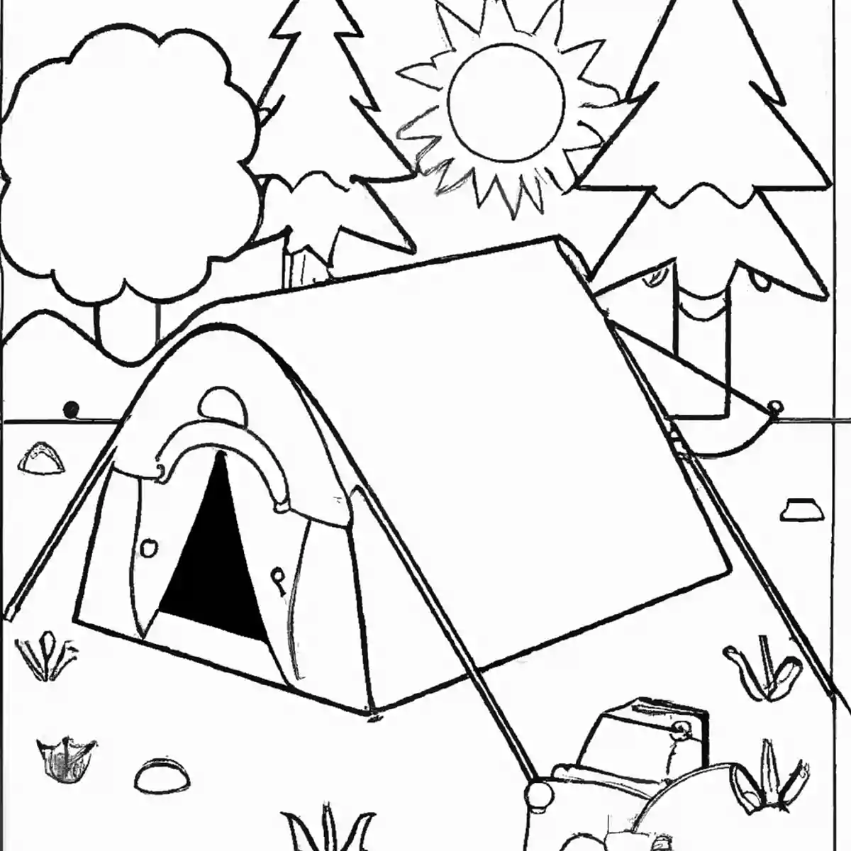 【保育】夏の塗り絵。こども向けのやさしい塗り絵