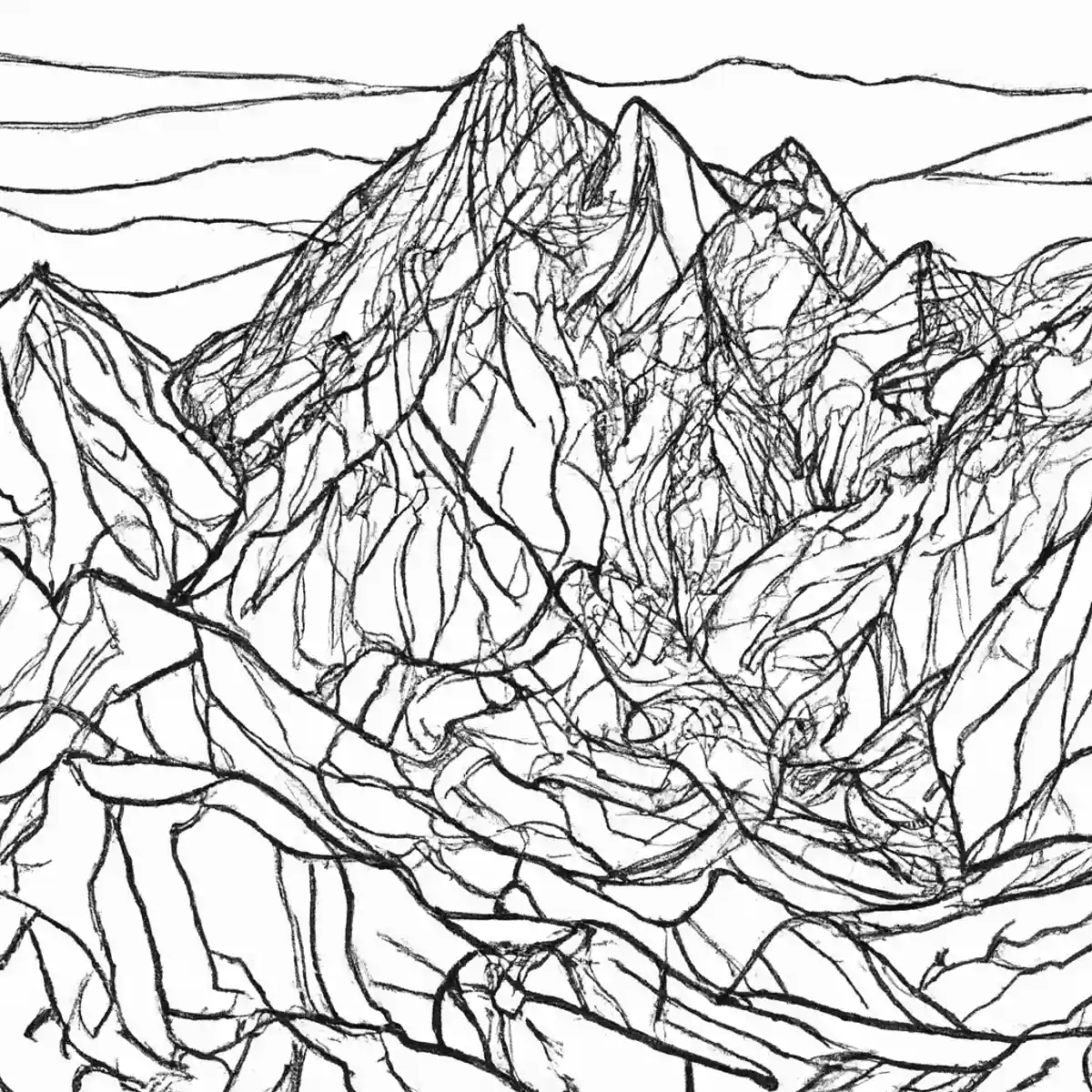 山のある風景