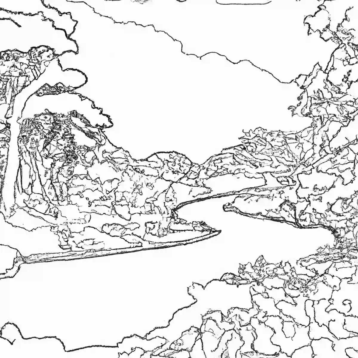 川のある風景