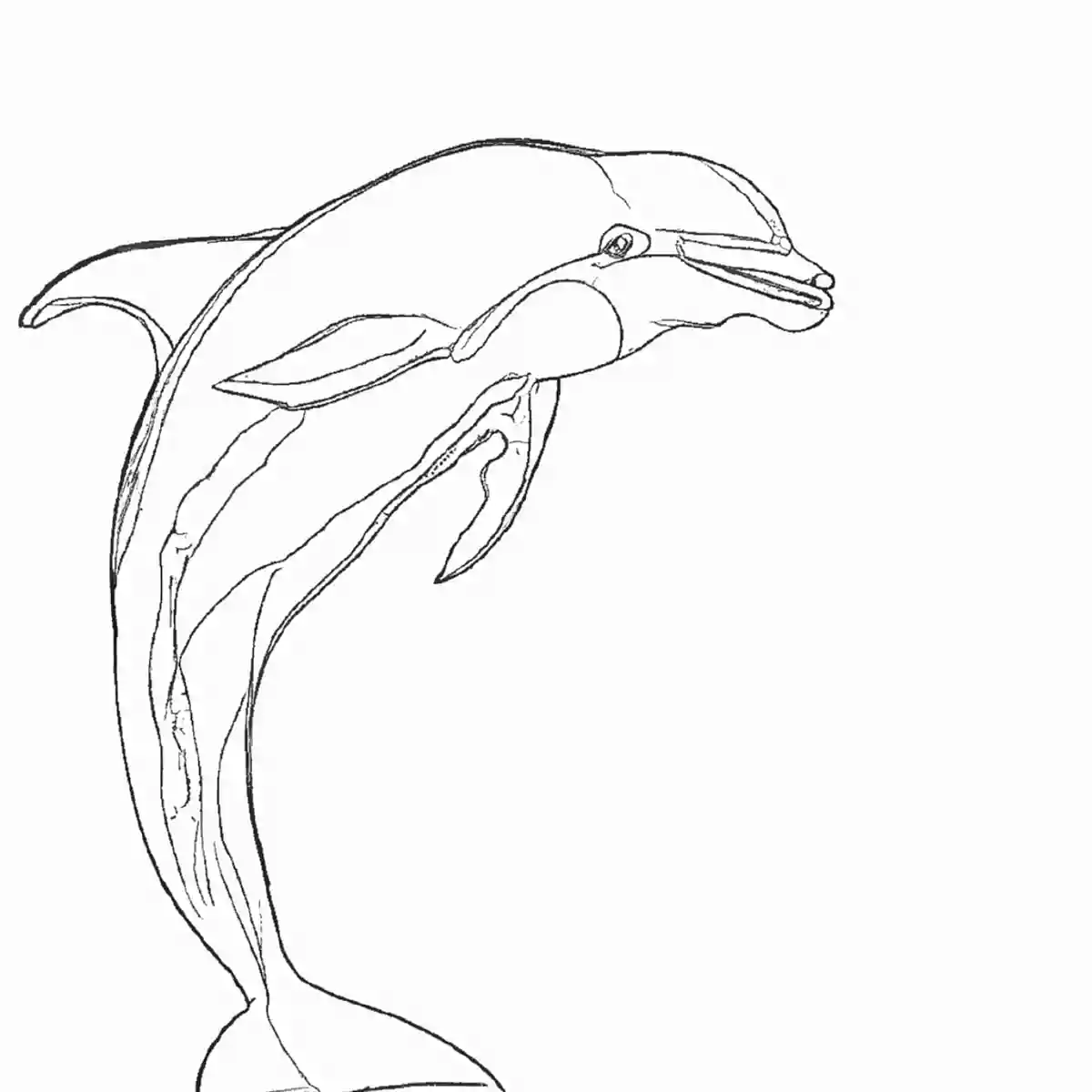 【高齢者向け】癒されるイルカの塗り絵