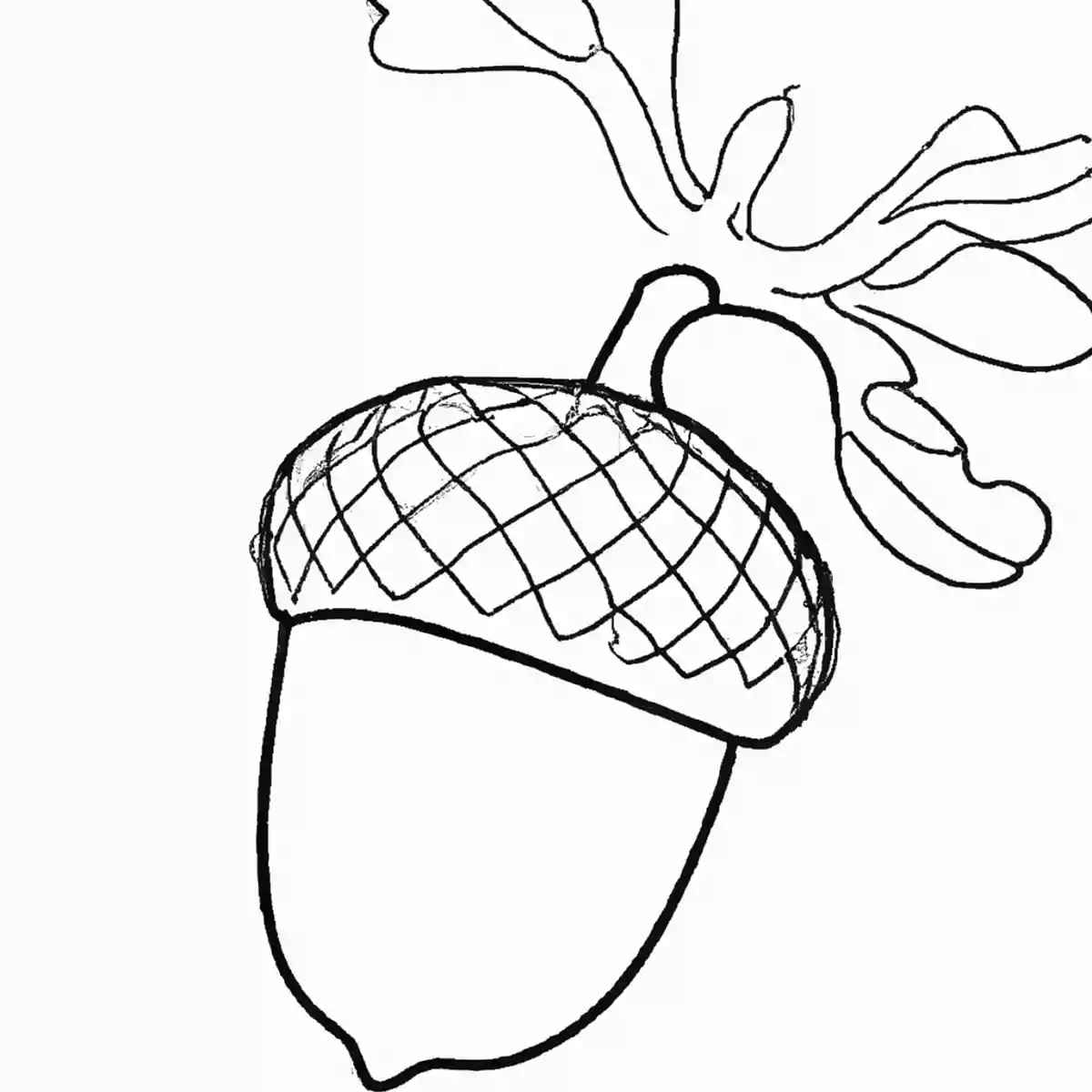 秋を楽しめる。高齢者にオススメのどんぐりの塗り絵