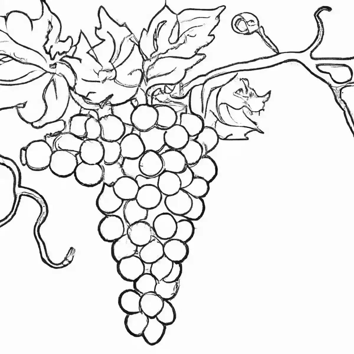 【高齢者向け】果物で季節も感じる！ぶどうの塗り絵