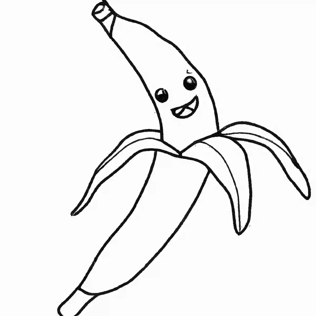 バナナの塗り絵アイデア集｜保育に取り入れたい無料塗り絵素材