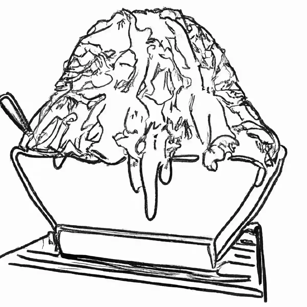 【高齢者向け】かき氷の塗り絵で楽しもう！