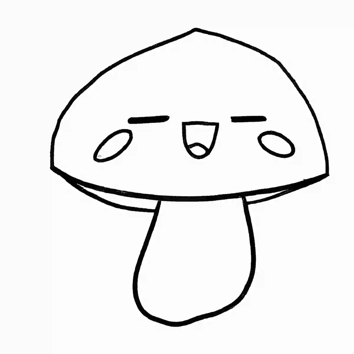 きのこの塗り絵が全部無料!子供向けの楽しいイラスト