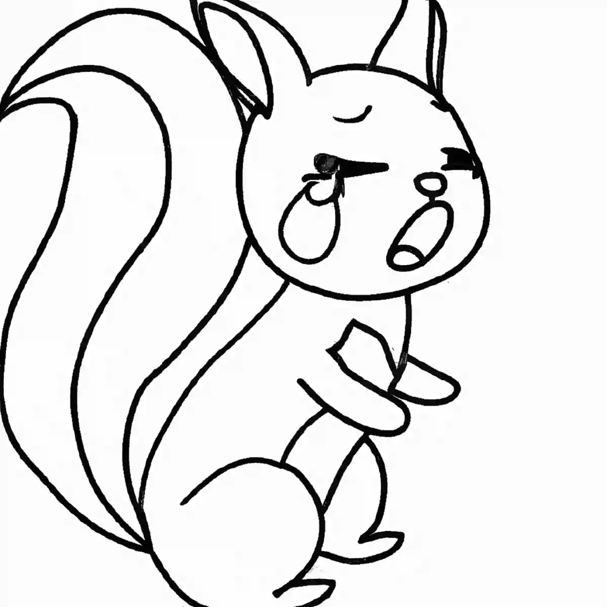 かわいいリスの塗り絵がすべて無料。秋のイラスト素材を紹介