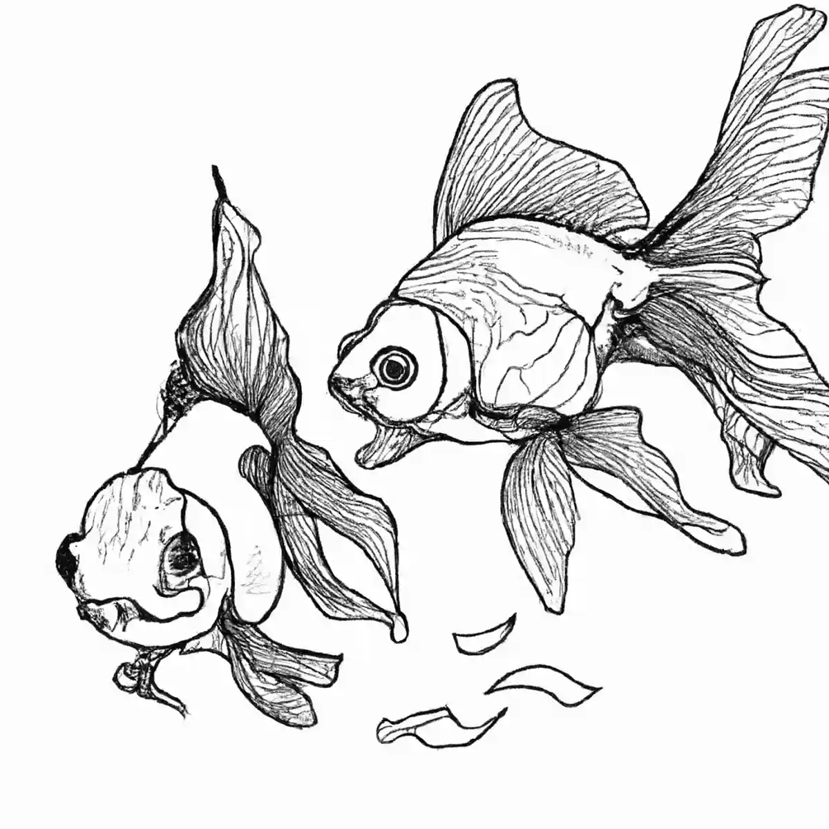 金魚と金魚鉢