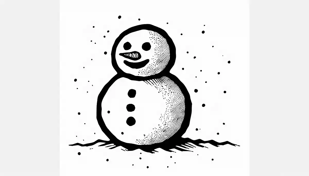 【高齢者向け】雪だるまの塗り絵。冬にオススメのアイデア