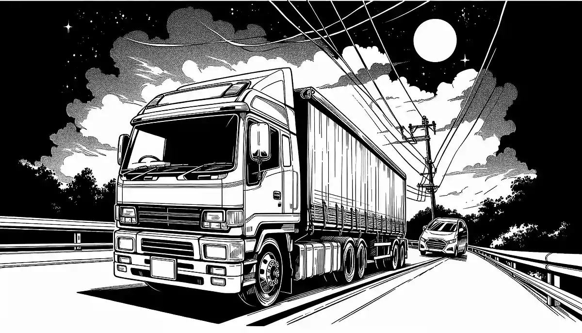 【高齢者向け】トラックが好きになる塗り絵
