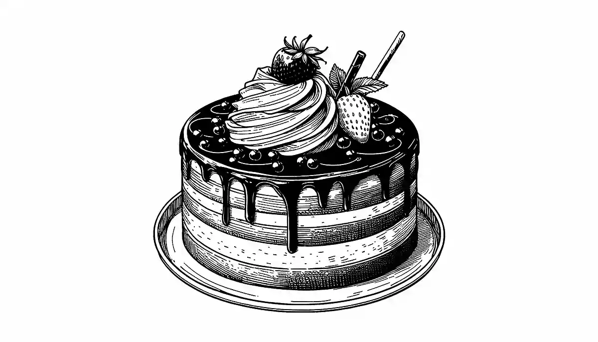 【小学生向け】ケーキの塗り絵アイデア