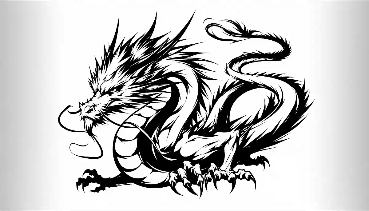 【小学生向け】ドラゴンの塗り絵アイデア