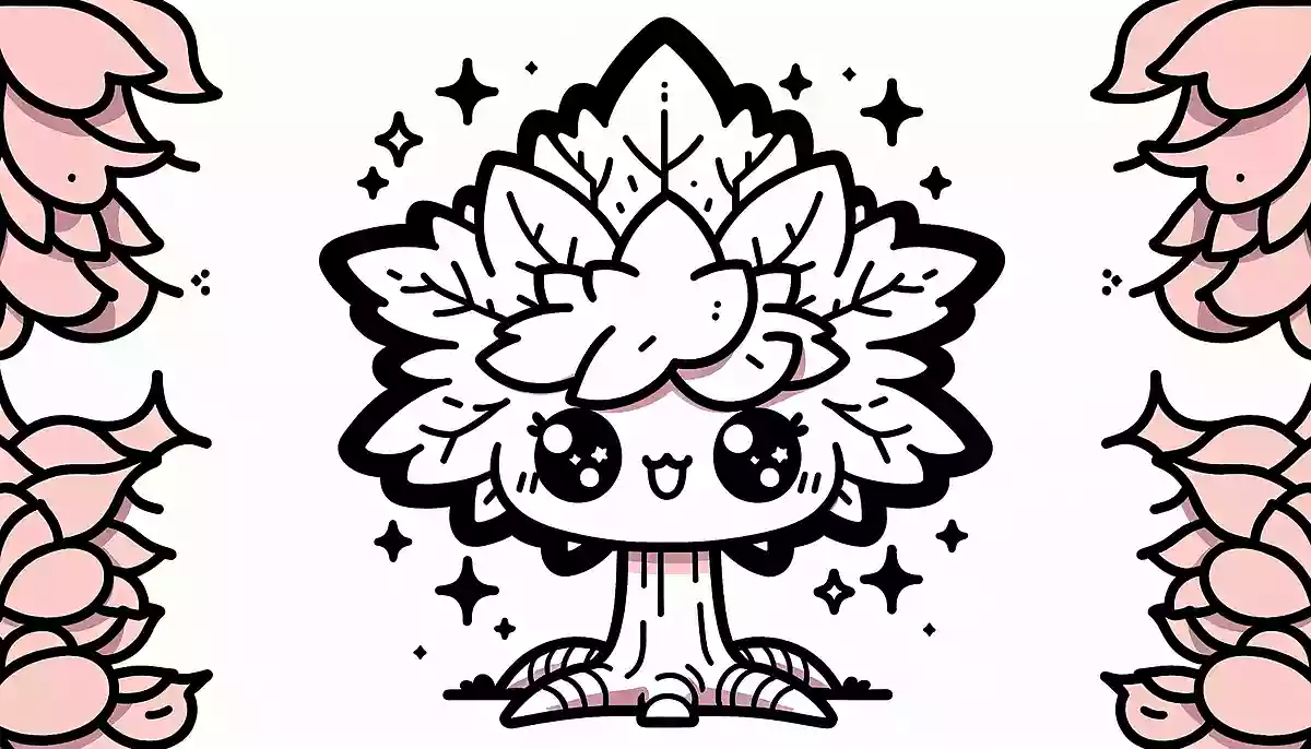 秋に使える!紅葉の塗り絵が無料。保育園や幼稚園向けのイラスト