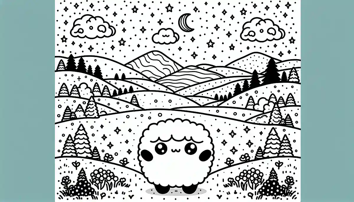 星のある風景