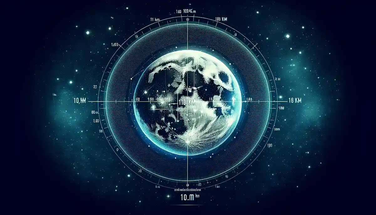 月の直径は何kmあるでしょうか?