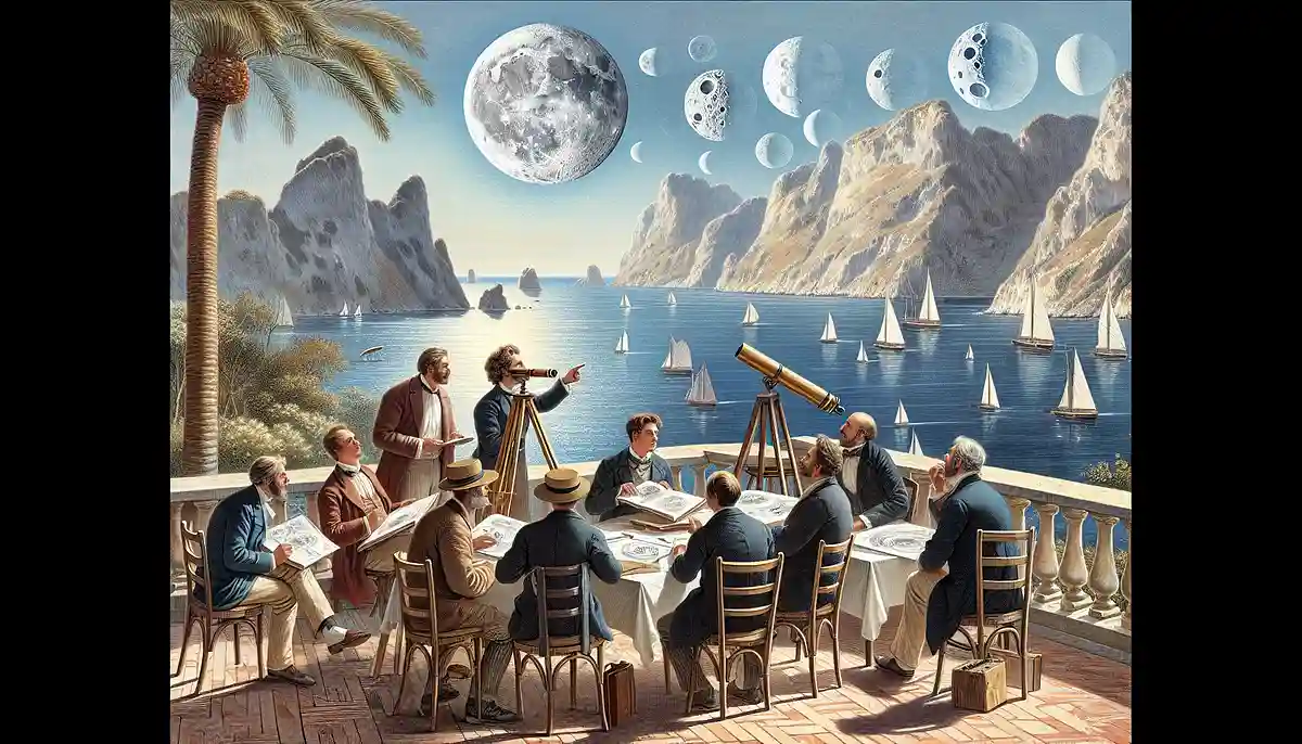 月のクレーターの模様について、南ヨーロッパではどのように言われているでしょうか?