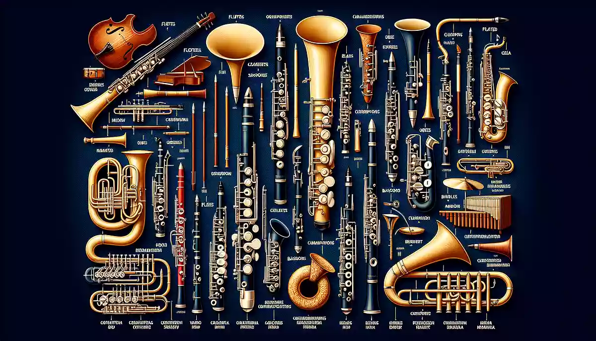 吹奏楽を始めようとしている新一年生のみなさまへ。楽器の種類と特徴