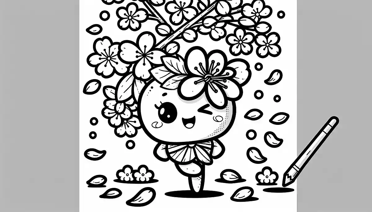 【無料ダウンロード】保育向けの春のぬり絵