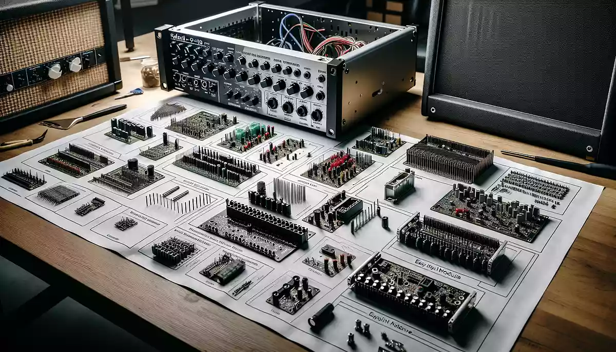 Roland JC-120を分解してみた。簡単にできるインプットモジュールの交換