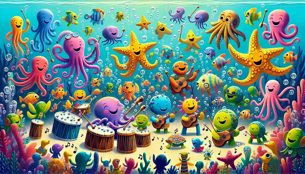 リトミックで海の生き物になって遊ぼう！子供のための楽しい音楽教育