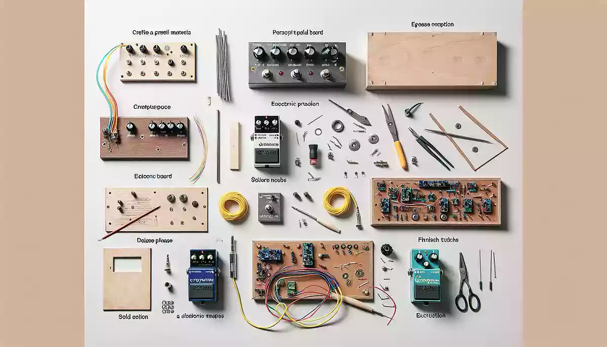 エフェクターペダルボードの自作。使用部材や製作過程の紹介