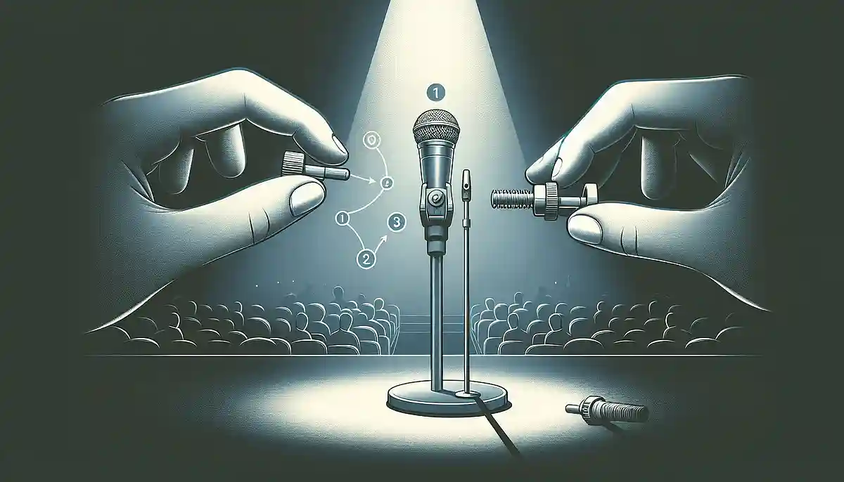 マイクスタンドのかんたん調整法