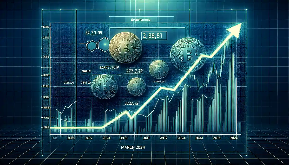 2024年2月に続き、3月にも市場最高値を更新した仮想通貨はどれでしょう？