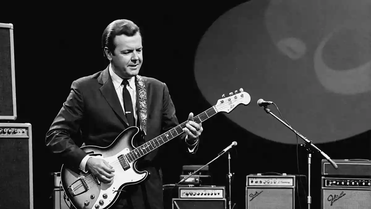 1968年にベンチャーズに加入したジェリー・マギーさんは、セッションギタリストとしてとある有名なグループのレコーディングにも参加しています。そのグループとは？